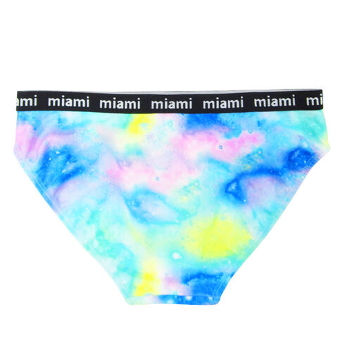 Fatos de banho de corrida por atacado Tie Dye Estilo Esportivo Biquíni Que Muda de Cor com Biquíni de Amarrar para Lindas Adolescentes