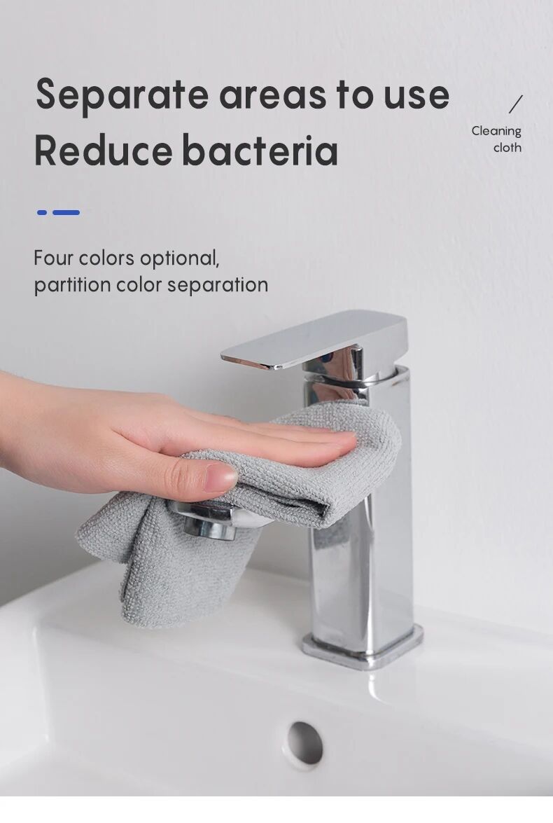 Microfiber Cleaning Cloth Nonstick Washing Rag Wiping Absorben Kitchen