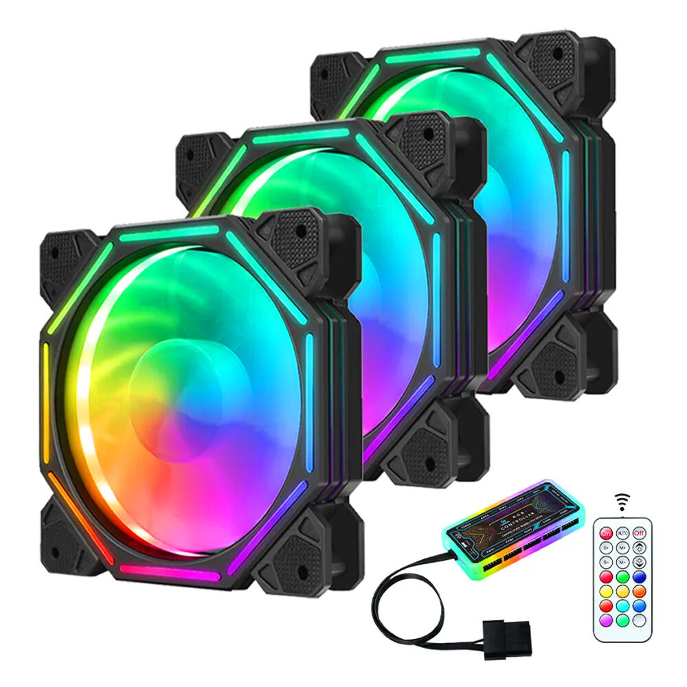 Budget Led Case Fans Factory Direct High Quality China Wholesale Double Ring 120mm Computer ...