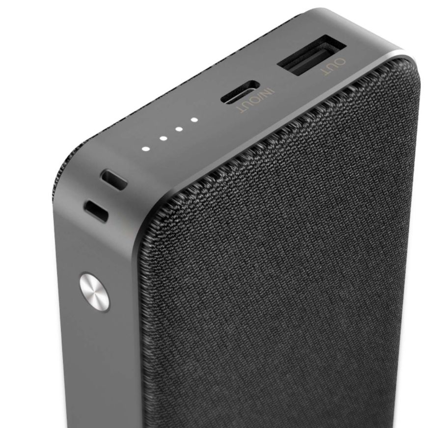 Power Bank 10000mah, Fast Charging Portable Charger With Builtin Cable