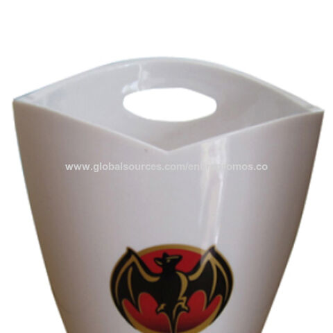 Cubo de Hielo de Plástico a Precio de Fábrica, Formas, Colores y Logotipos Personalizables