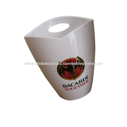 Cubo de Hielo de Plástico a Precio de Fábrica, Formas, Colores y Logotipos Personalizables