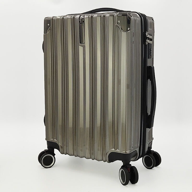 Buy China Wholesale Abs Pc Carry On Luggage Bag With Cup Phone Holder