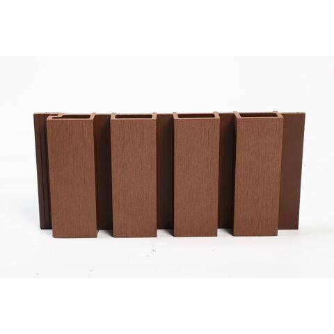 Outdoor partition wall board brick cladding fluted decorative exterior wpc wall panel