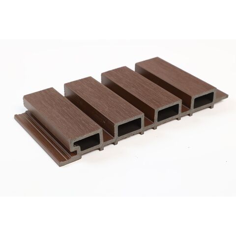 Outdoor partition wall board brick cladding fluted decorative exterior wpc wall panel