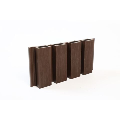 Outdoor partition wall board brick cladding fluted decorative exterior wpc wall panel