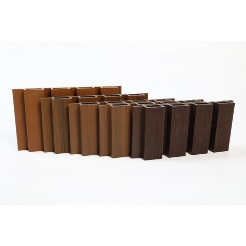 Outdoor partition wall board brick cladding fluted decorative exterior wpc wall panel