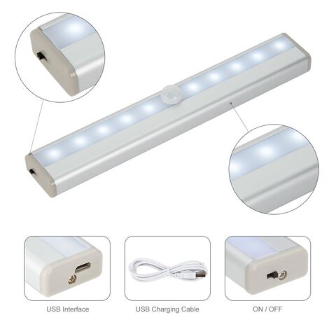Lampe LED avec Détecteur pour Placards - Éclairage Intelligent pour Meubles