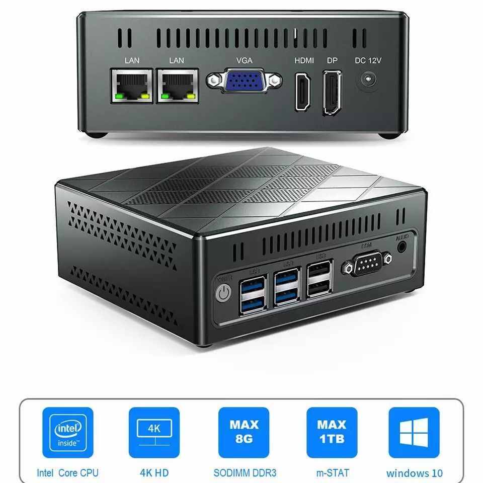 New Mini S Intel N5095 8g 256g Mini Pc Wins10 Os Sata Ssd Storage ...