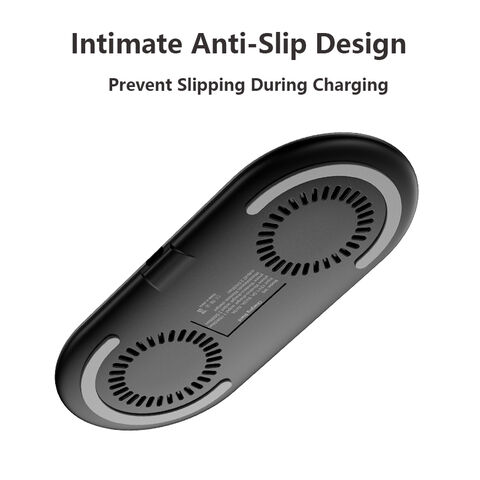 Cargador Inalámbrico 3 en 1 de Carga Rápida Compatible con Teléfonos Móviles, iWatch, Airpods y Auriculares TWS de Shenzhen