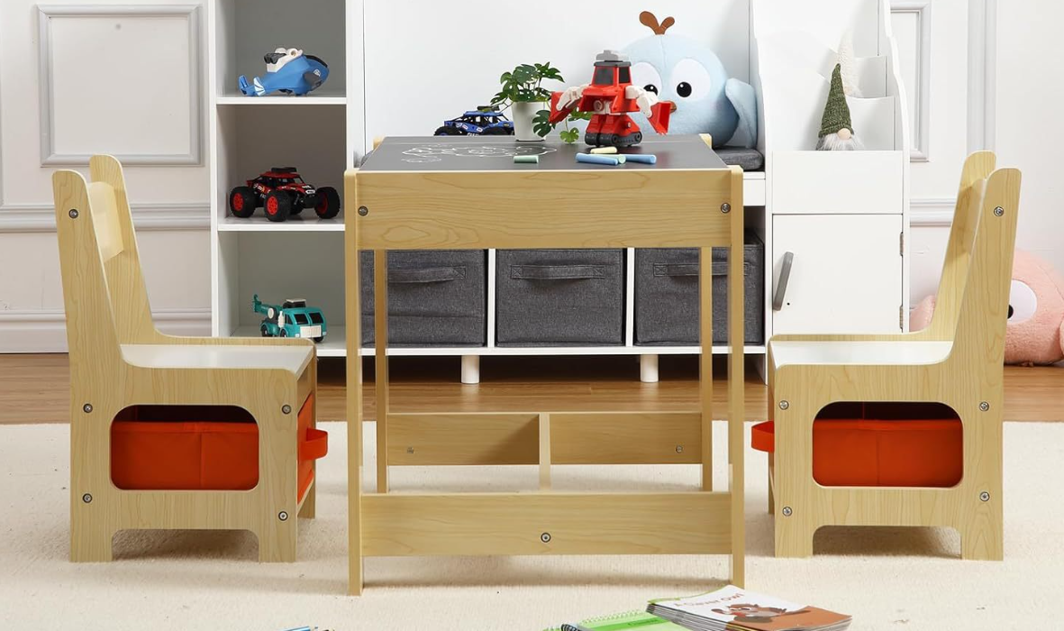 Wholesale 3 Piece Kids Table And Chair Set Multifunctional Activity ...