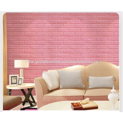 3D wall panels sticker Wall decoration wallpaper XPE foam self-adhesive brick pattern wallpaper Simple XPE foam