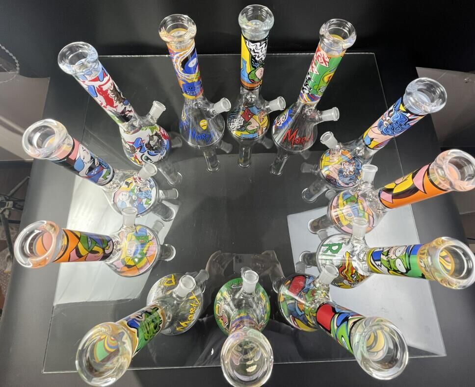 Medium Cheap New Making Glass Smoking Water Pipe With Inner Perc Glass