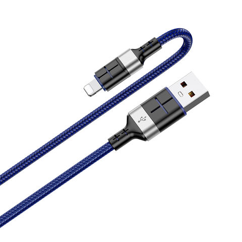 Cable de datos USB inteligente de carga rápida de 1,2 metros a precio de fábrica para teléfono