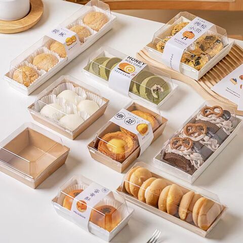 Caixas de embalagem de alimentos transparentes, baratas, preço de fábrica no atacado, recicláveis, de qualidade alimentar, à prova de vazamentos, personalizadas para viagem