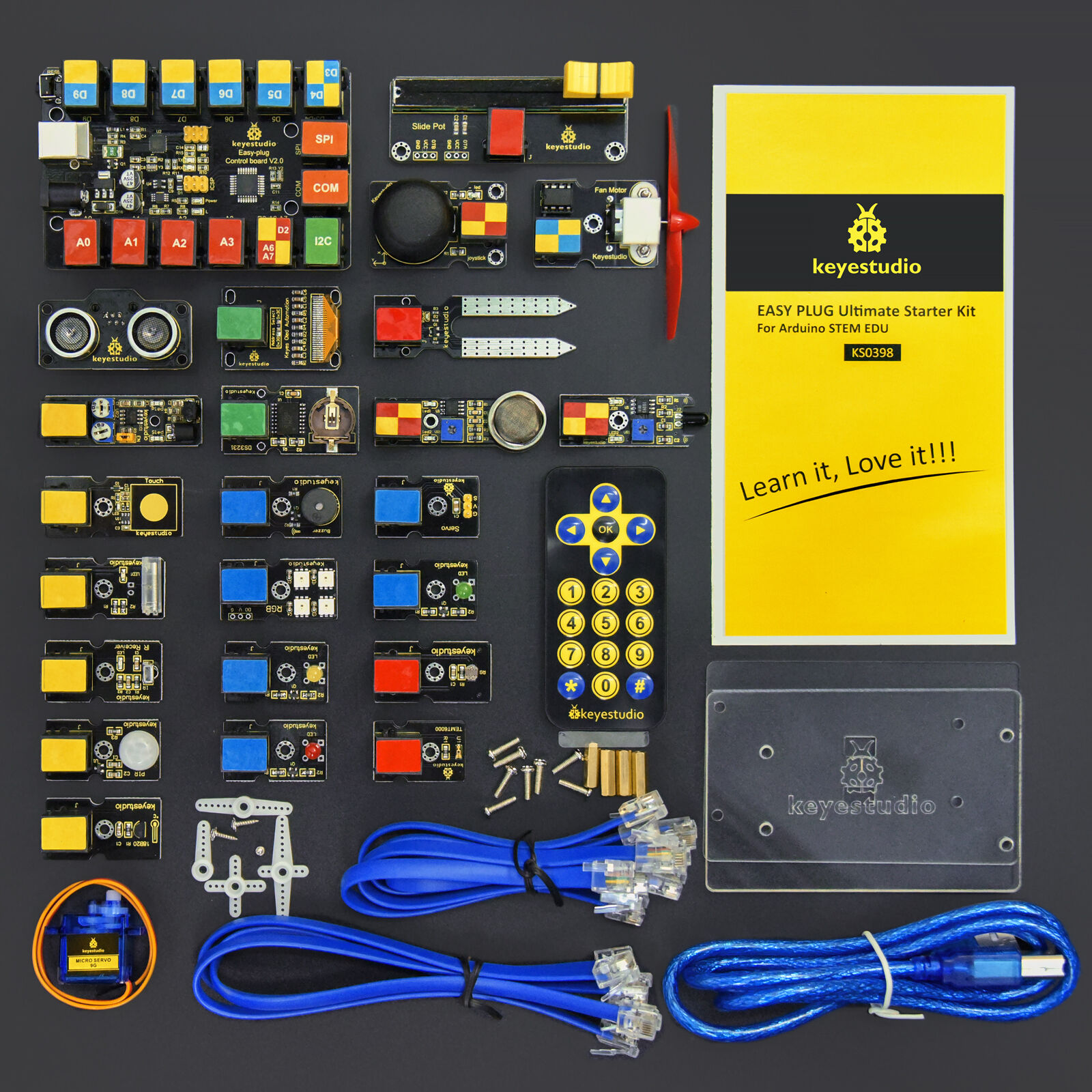 Easy Plug Ultimate Starter Kit For Arduino Stem Edu, Learning Kit ...