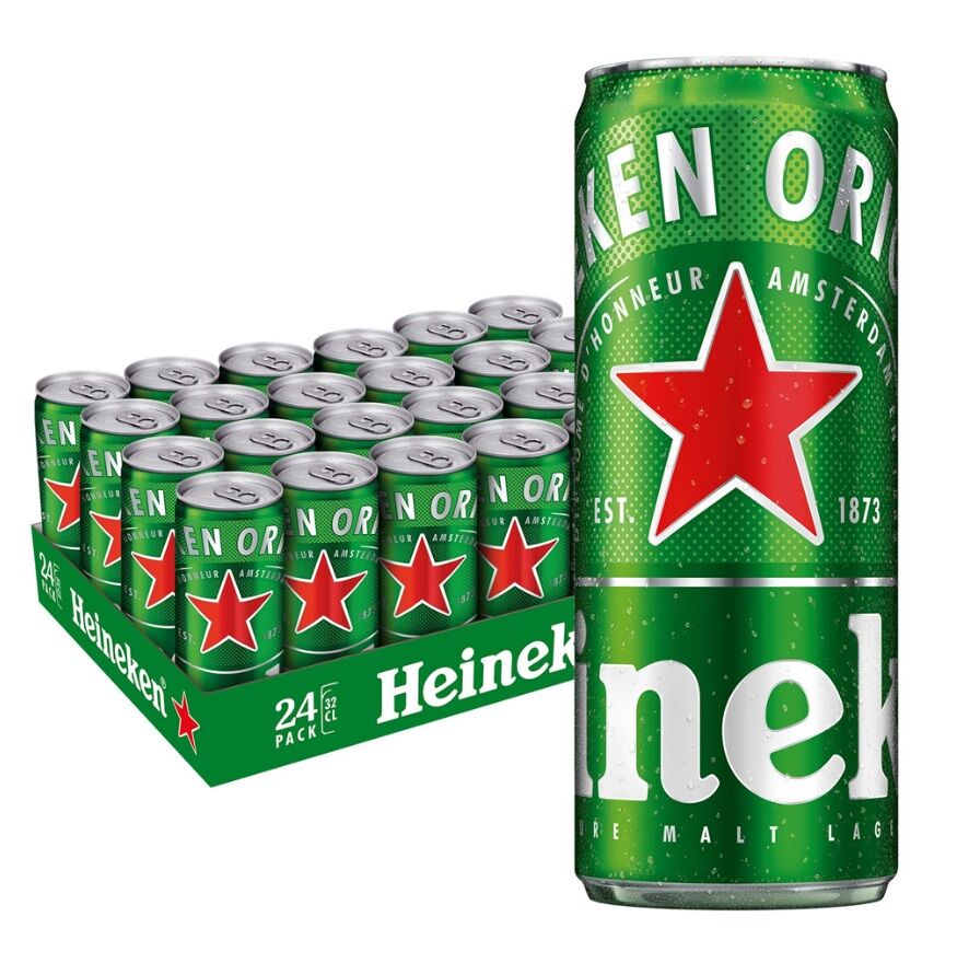 Heineken Original Lager Beer, Heineken Original Lager Beer, 24 Pack, 12 ...