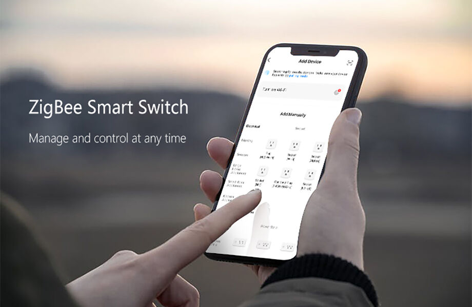 Eu Standard 1/2/3 Gang Tuya Zigbee Smart Switch Remote Control Wall ...