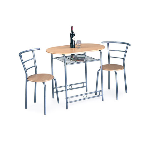 Conjunto de Mesa de Jantar Moderna Oval