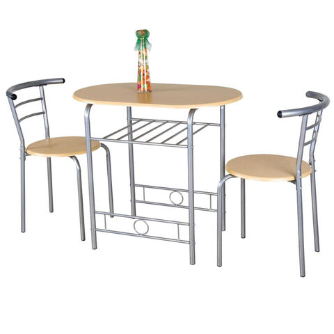 Conjunto de Mesa de Jantar Moderna Oval