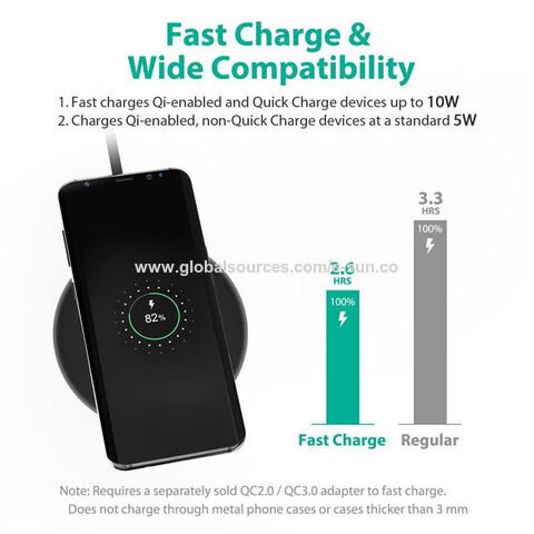 Chargeur sans fil rapide 10W pour Nokia SONY - Station d'accueil de charge électrique
