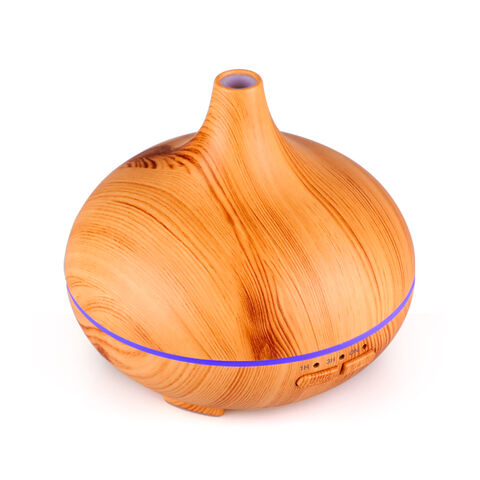 Difusor de aroma eléctrico USB con diseño de grano de madera a precio de fábrica para hogar y oficina