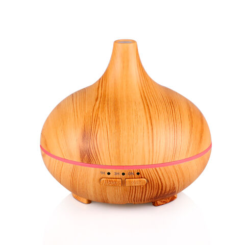 Difusor de aroma eléctrico USB con diseño de grano de madera a precio de fábrica para hogar y oficina