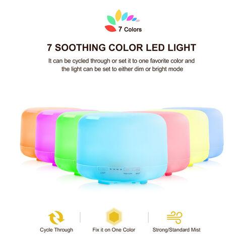 500ml Ultraschall Aroma Diffuser für ätherische Öle mit Timer