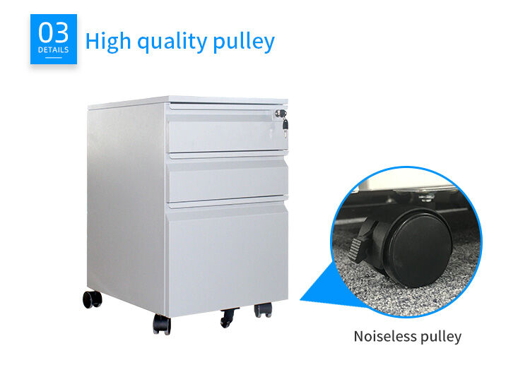 Latest Design Popular Mobile Pedestal Metal Filing 3 Drawer Cabinet ...