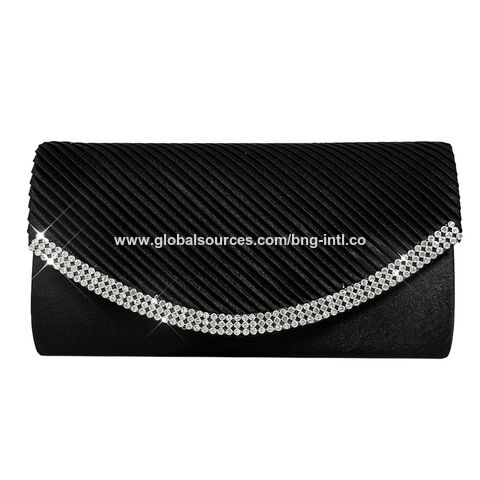 Luxury evening bags clutch Mesh rhinestone Diamond Clutch bags square evening women handbags