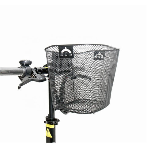 Panier de vélo en métal bon marché, pièces de panier de vélo personnalisées
