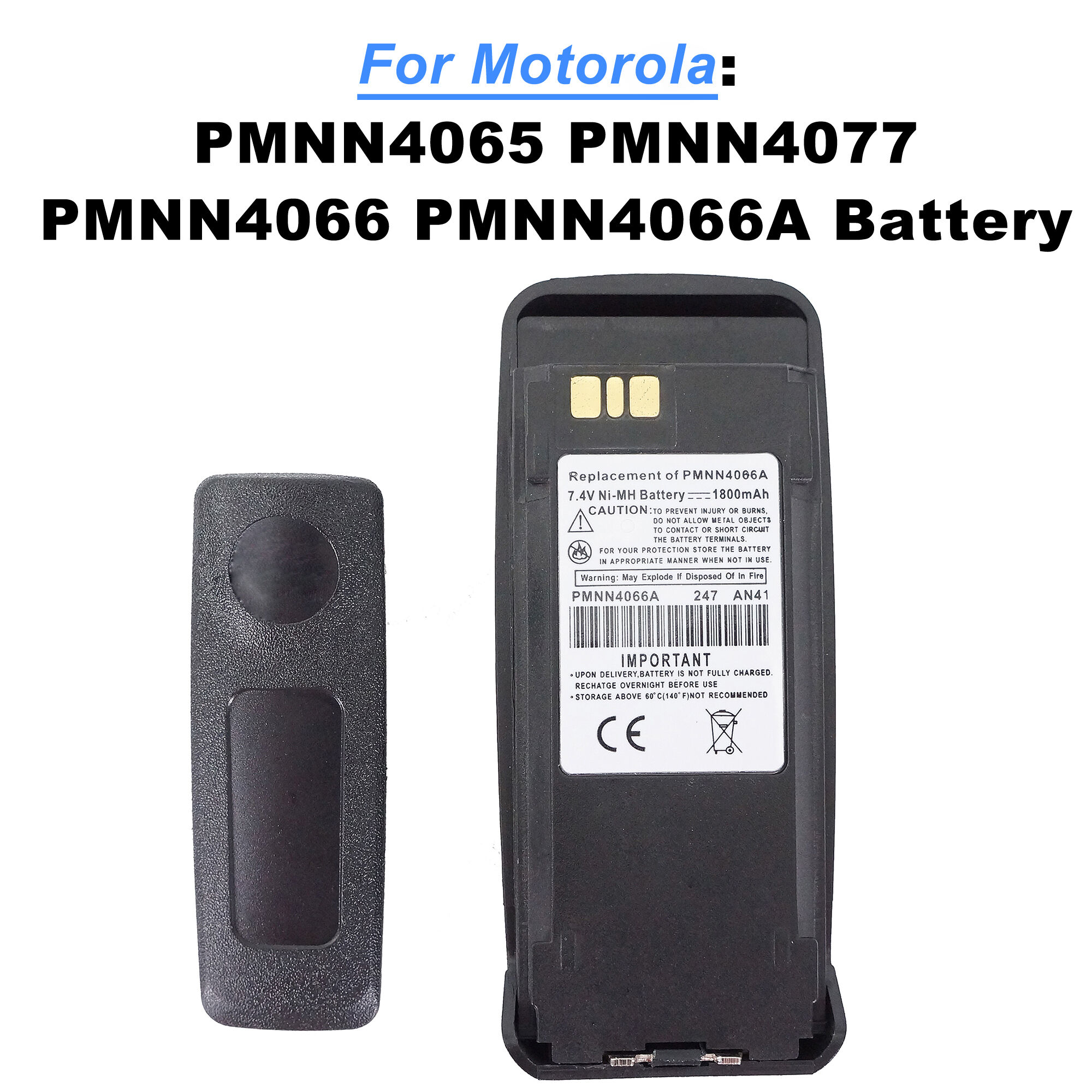 Bulk Buy China Wholesale Nntn4077 Impres Li-ion Walkie Talkie Battery For Motorola Two Way Radio ...