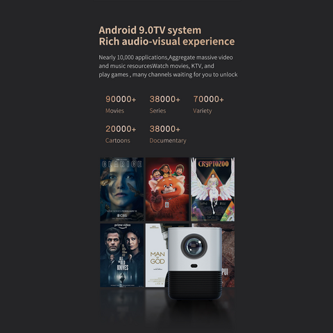 Proyector de cine en casa LED 4K nativo 1080p Full HD de alta calidad, 7200 lúmenes, 3D, micro de corto alcance, OEM/ODM