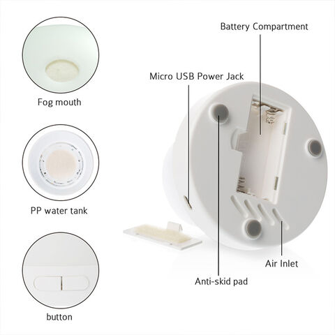 Mini difusor de aroma eléctrico portátil para coche con luz LED de 7 colores, ambientador de venta online