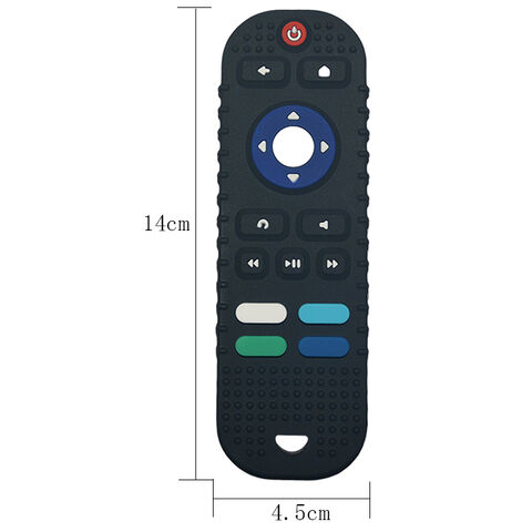 MHC Dentición Bio Muestra GRATUITA Mordedor De Silicon Tv Diseño de la Forma de Control Remoto de Silicona Bebé Mordedor Juguete Para El Bebé