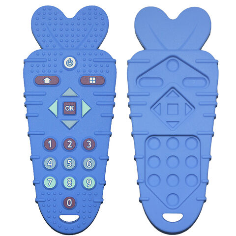 MHC Dentición Bio Muestra GRATUITA Mordedor De Silicon Tv Diseño de la Forma de Control Remoto de Silicona Bebé Mordedor Juguete Para El Bebé