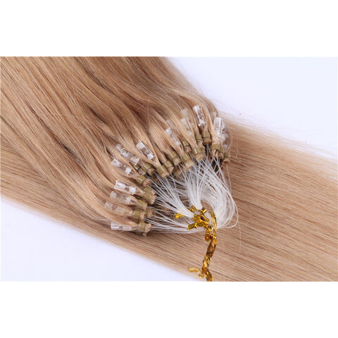 Nueva venta caliente Micro Hair Loops extensiones de cabello al por mayor extensión de cabello humano virgen Prebonded