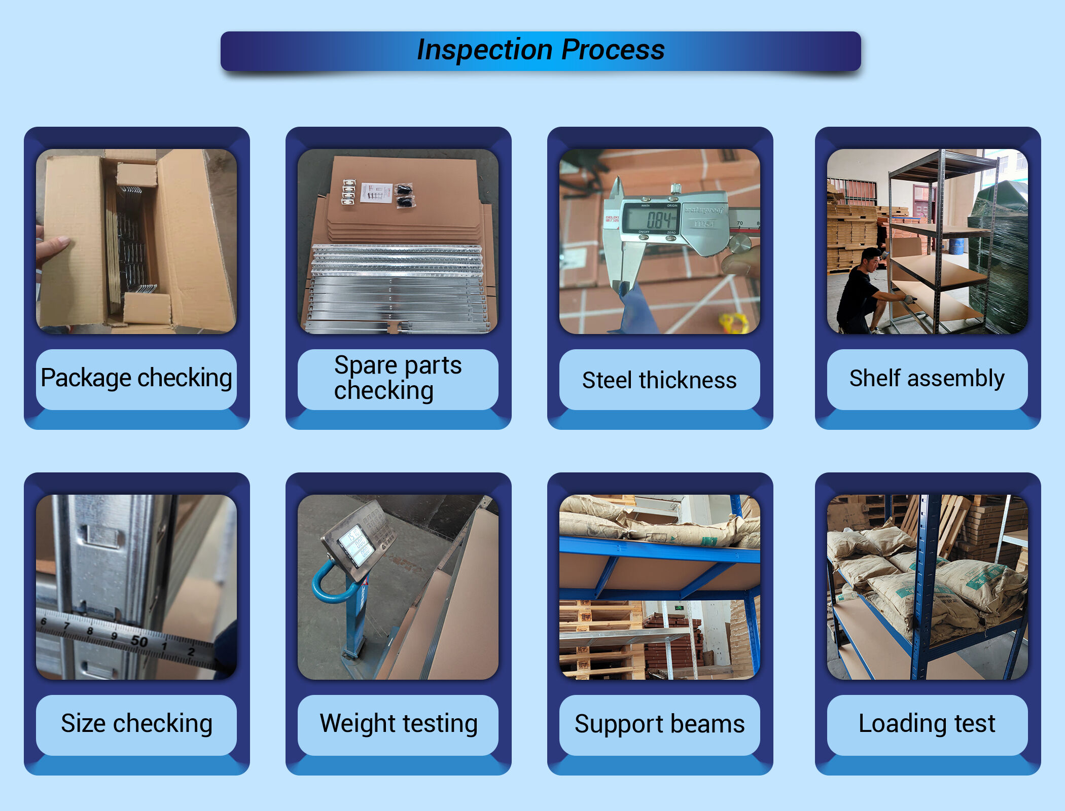 Custom Heavy Duty Shelving 300 Kg Layer Garage 4 Tier Warehouse Storage ...