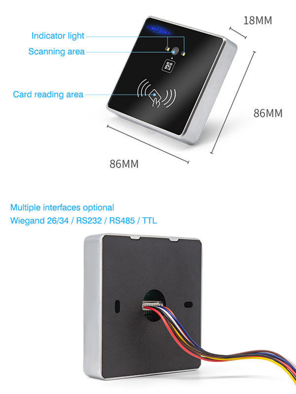 r35 2d qr code rfid reader – multi protocol access... High-performance 13.56mhz Rfid 125khz Em Id Dc 8-12v Qr Code Reader ...