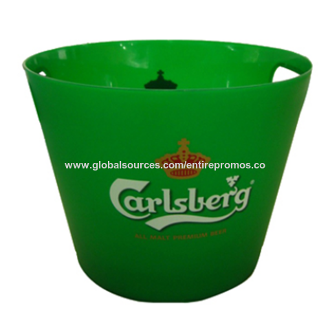 Cubeta de Hielo de Plástico para Promoción - Ideal para Marketing y Publicidad
