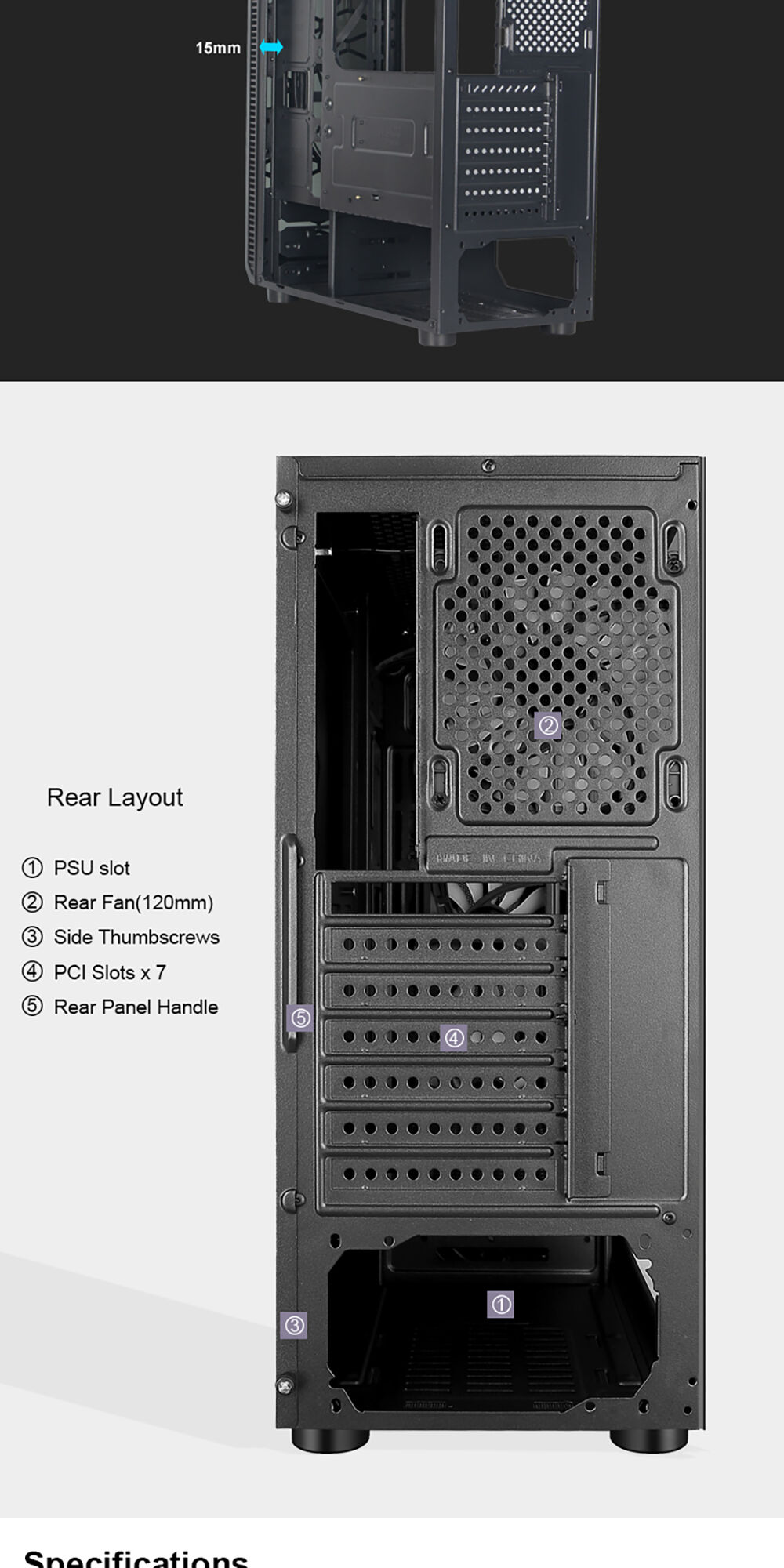 Factory New Style Pc Cabinet Gaming Atx Mid Tower Gamer Computer Case