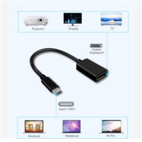 ترحيب OEM كابل USB C إلى منفذ عرض 4K متوافق مع Thunderbolt 3