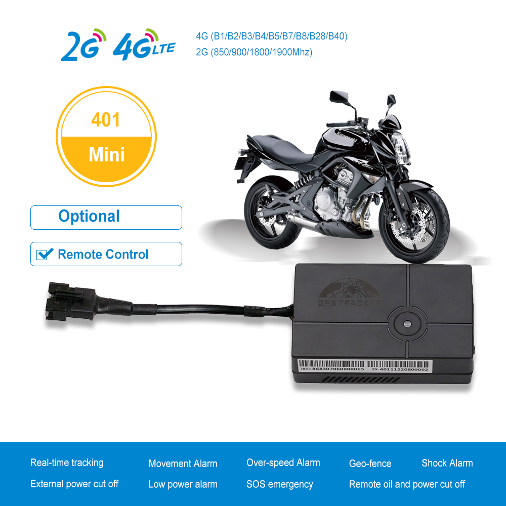 4g Gps Tracker Motorcycle Waterproof Real Time Tracking Device For ...