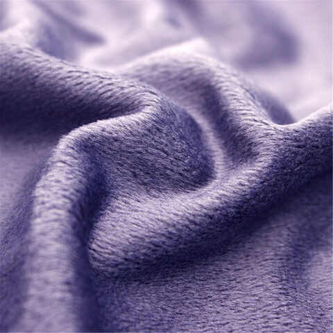 OEM Willkommen Polyester Mikrofaser Super Soft Fleece Stoff für Bekleidung und Decken