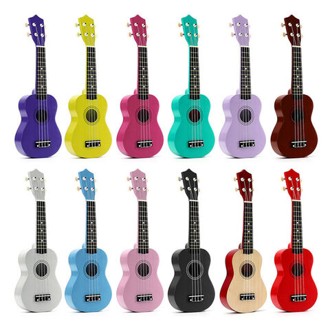 Bienvenido OEM, suministro de fábrica, guitarra acústica de bajo de madera natural, ukelele.