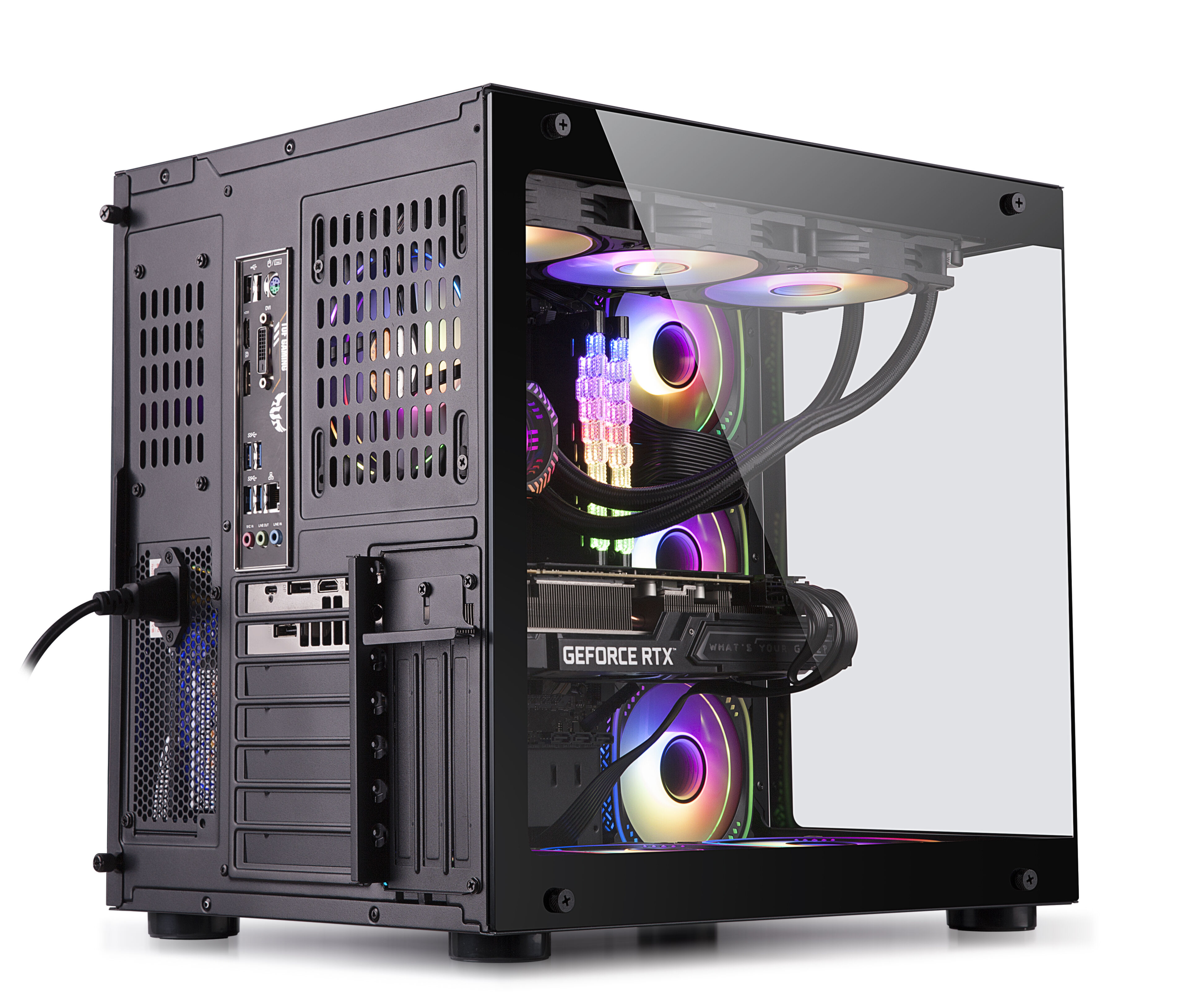 Hot Selling 270degree Panoramic View Temper Glass Panel Full Tower E ...