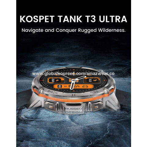 Kospet Tank T3 Ultra Smartwatch 6 Satellite Positioning