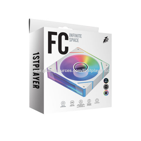 1STPLAYER Gehäuselüfter FC(AP) Retail Box 1-in-1 Günstige Kühlventilatoren + Mit ARGB Schwarz und Weiß