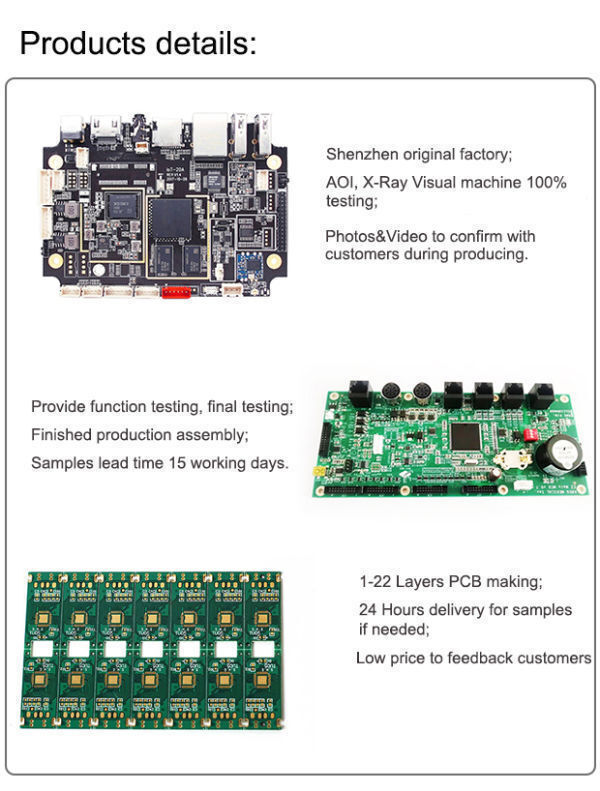 6 Layers Pcba Smt Dip X-ray Inspection Bga High Quality Pcba ...