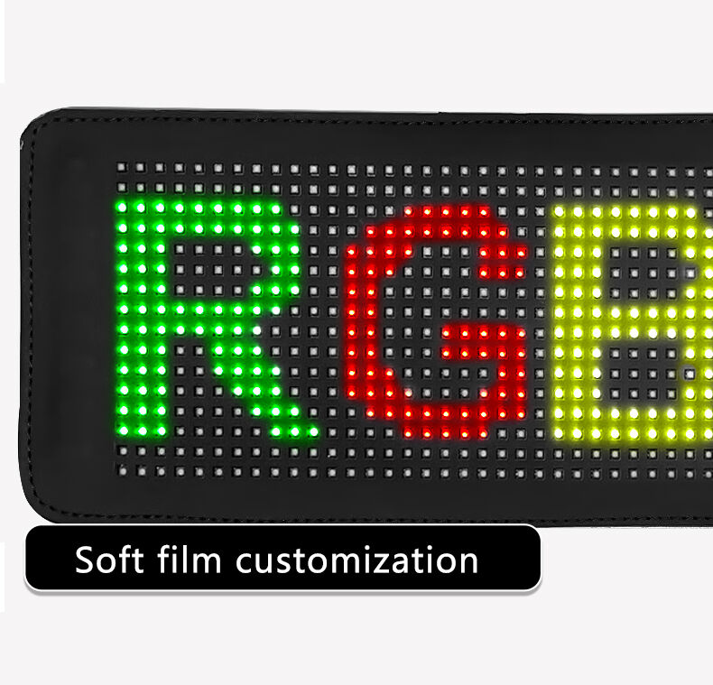 Super Soft Modular Led Screen Display App Control Programmable Led Car